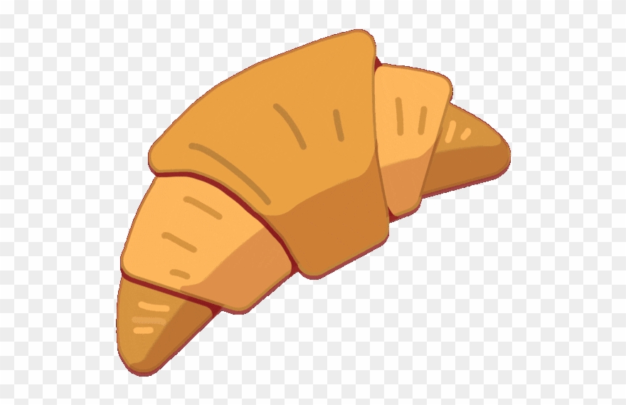 Vector Transparent Library Croissant Transparent Animated Clipart