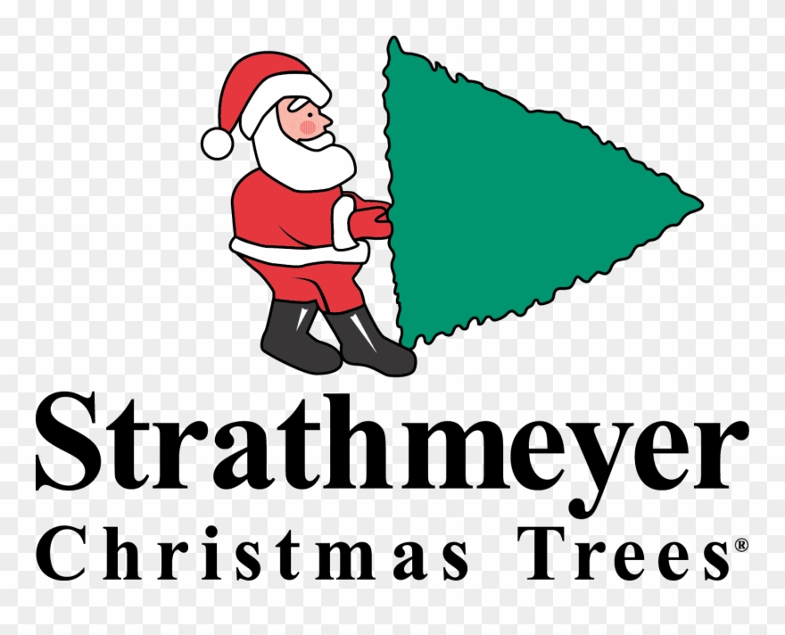 Sponsored By Strathmeyer Christmas Trees Clipart
