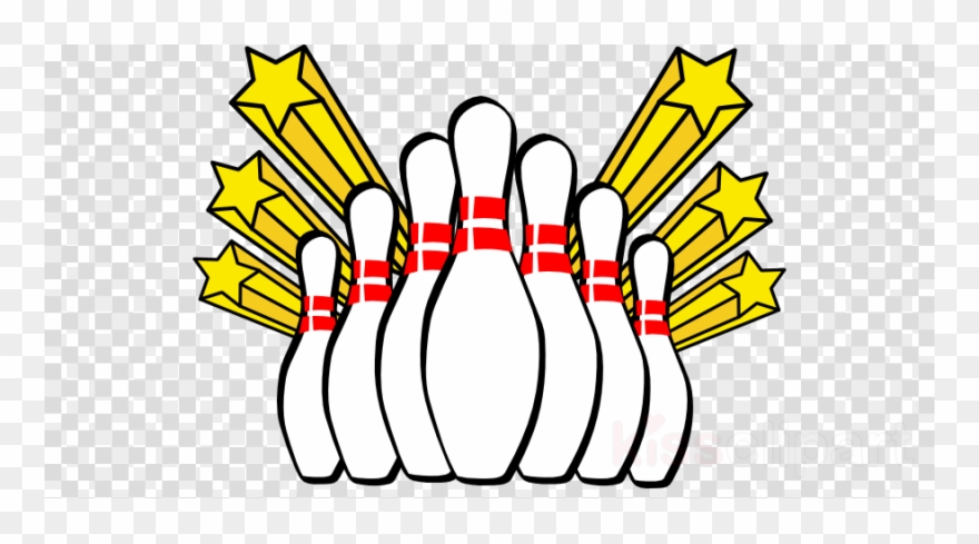 Bowling Clip Art Clipart Bowling Pins Clip Art - Png Download