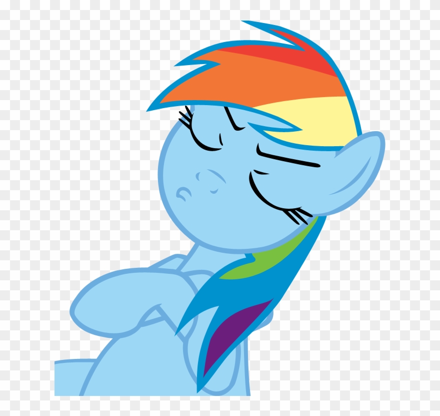 Scotch208, Pouting, Rainbow Dash, Safe, Simple Background, Clipart