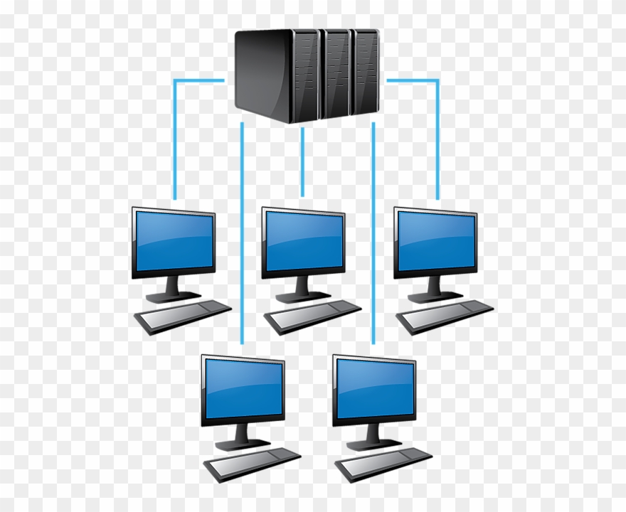 Computer Networking Clip Art - Png Download