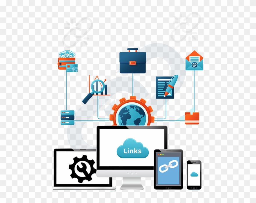 Link Building Services Clipart
