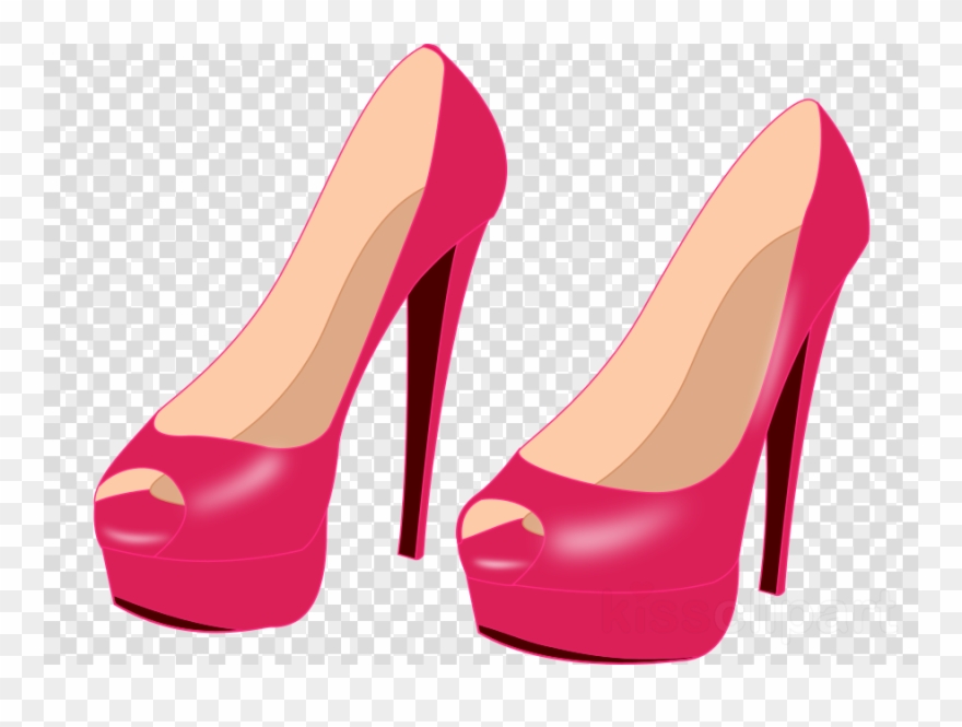 Download Pink High Heels Clip Art Clipart High-heeled - Png Download