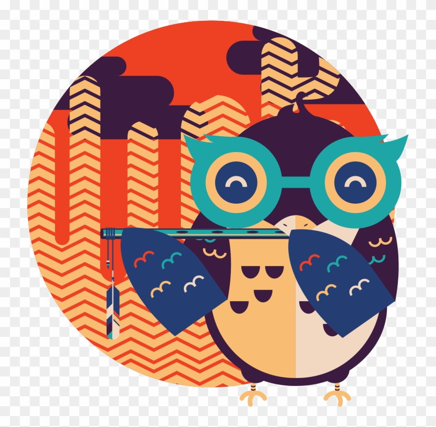 A Series Of Animals Playing With Children's Instruments Clipart