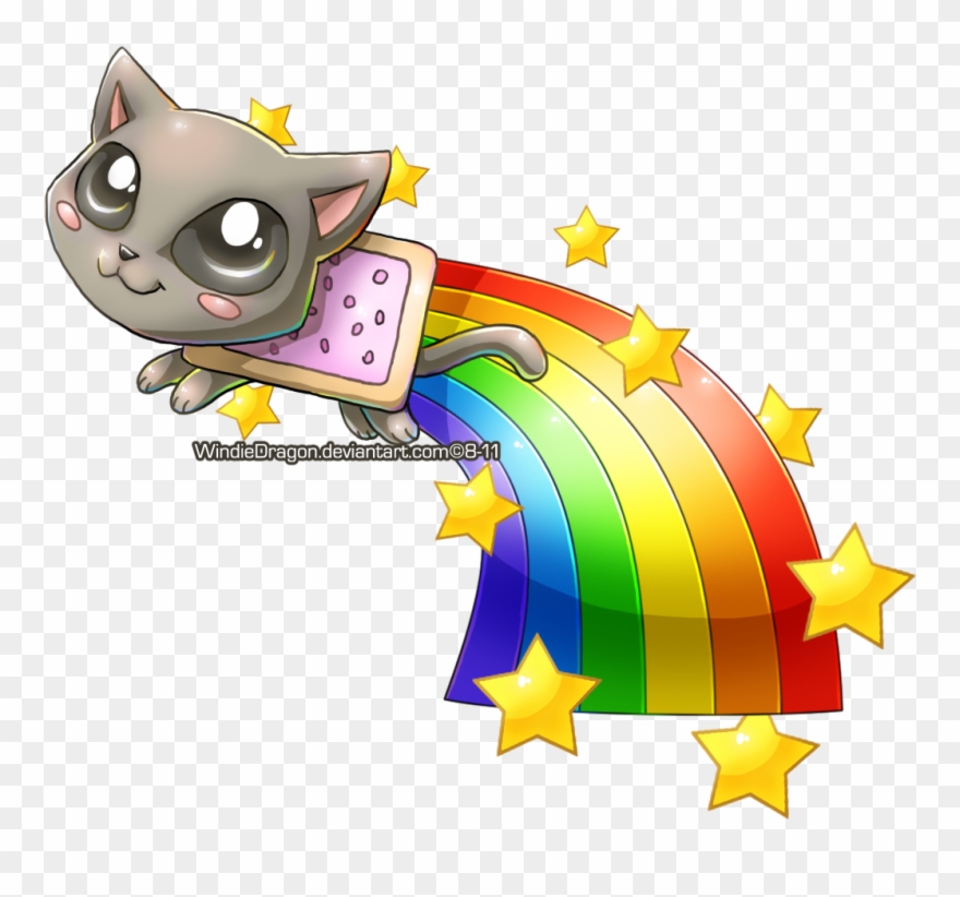 Nyan Cat Clipart Pika - Png Download