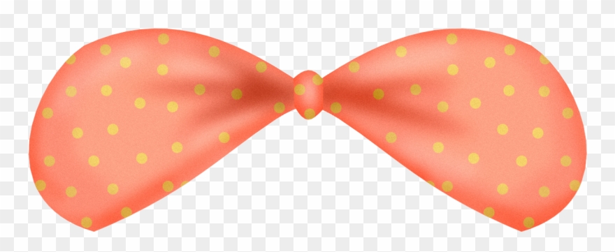 Orange Clipart Bow Tie - Png Download