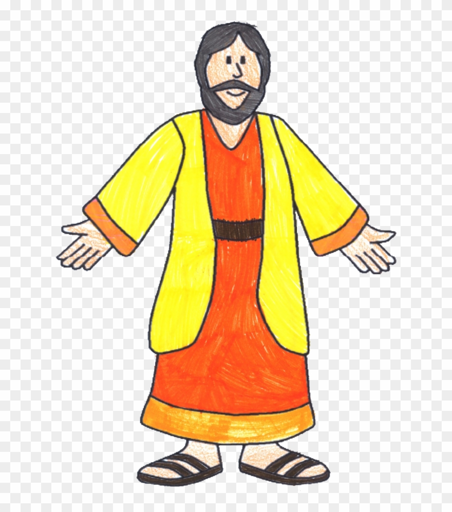 Flat Jesus Color Clipart