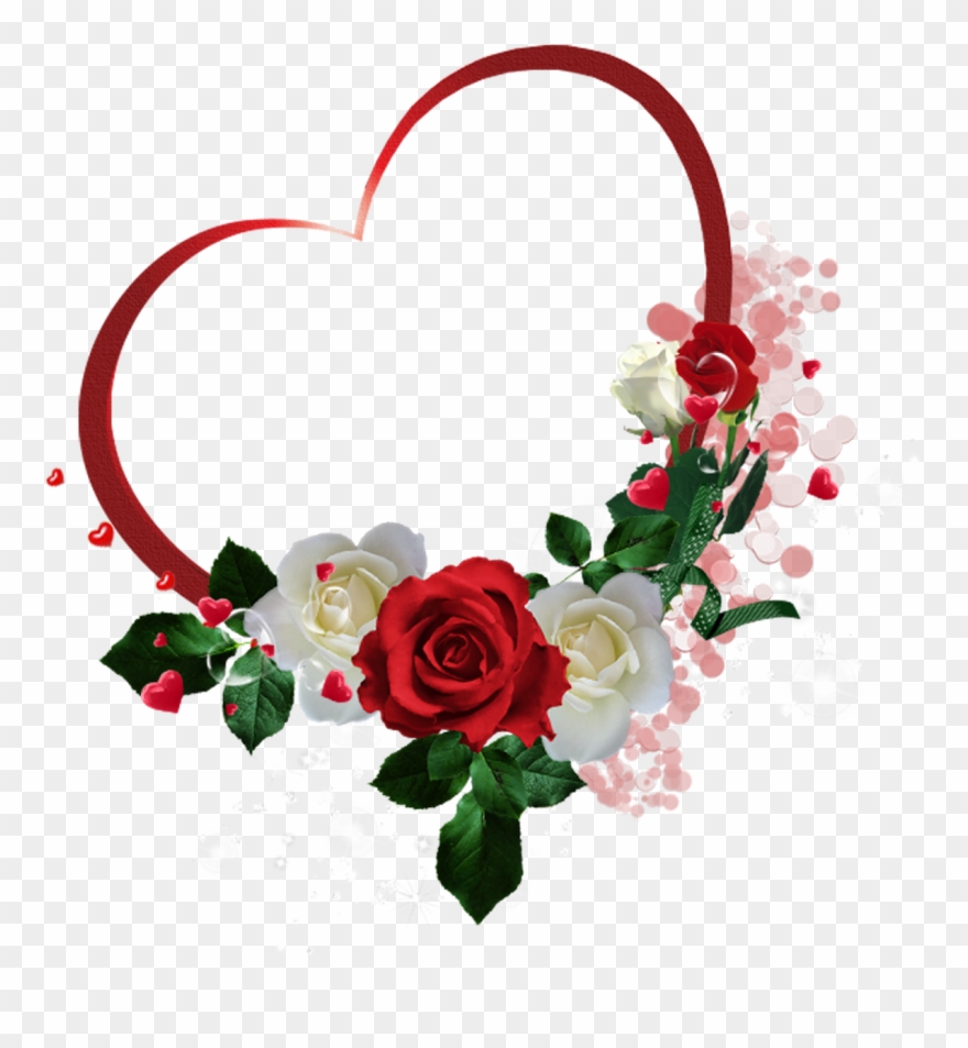 Tete De, Corazones, Rosas, Bordes Y Marcos, Arte De Clipart