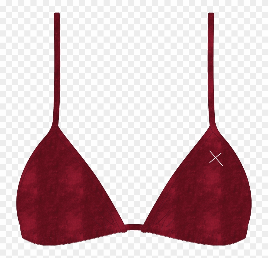 Rose Velvet Bikini Top Ii Clipart
