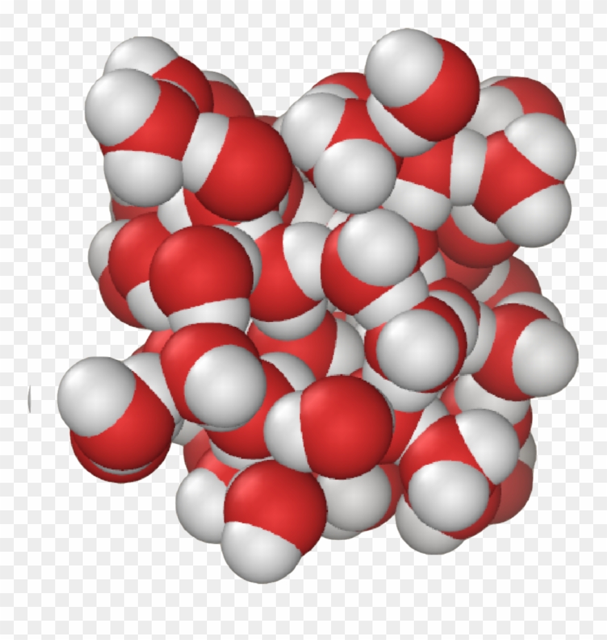 Liquid Water Molecules Bond Clipart