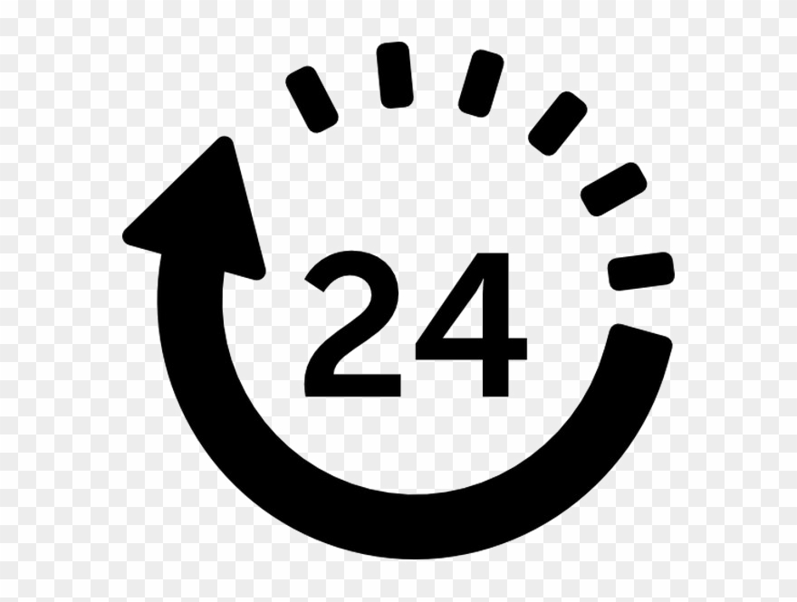 24 Hours Png Clipart Transparent Png