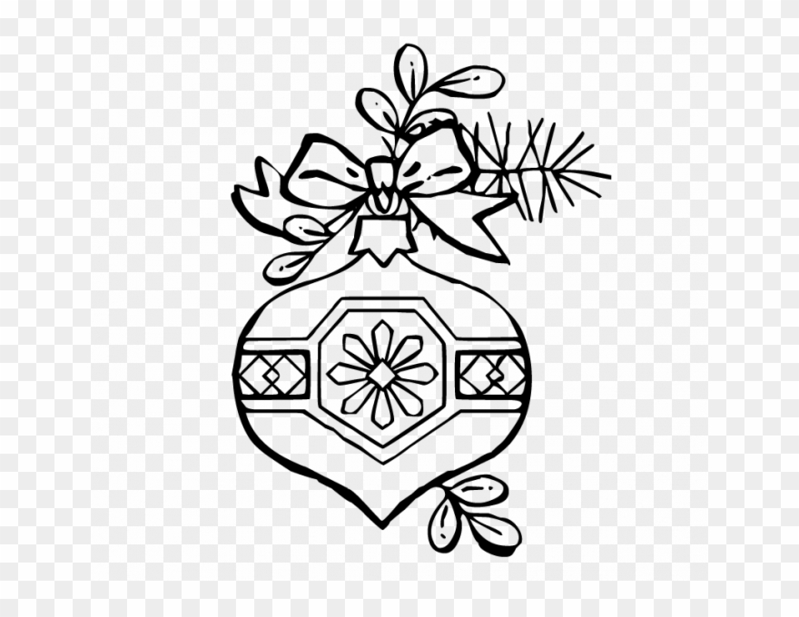Coloring Book Christmas Ornaments Christmas Ornament Clipart