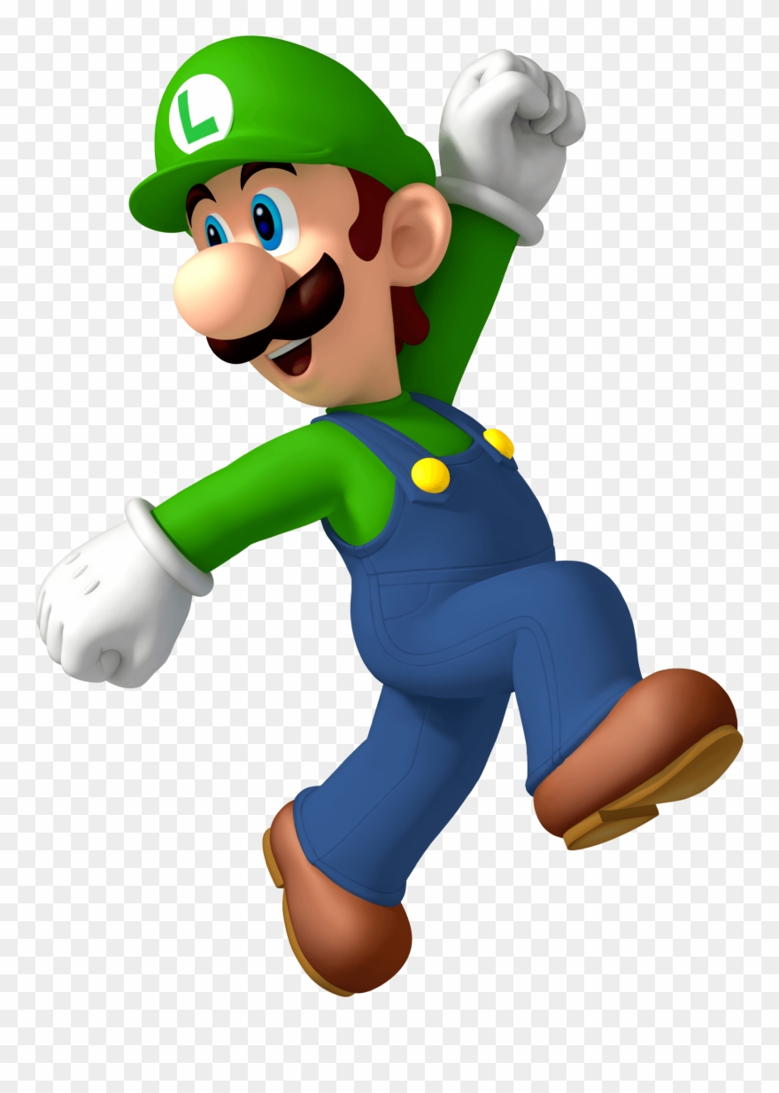 Luigi Walking, Mario Walking Clipart
