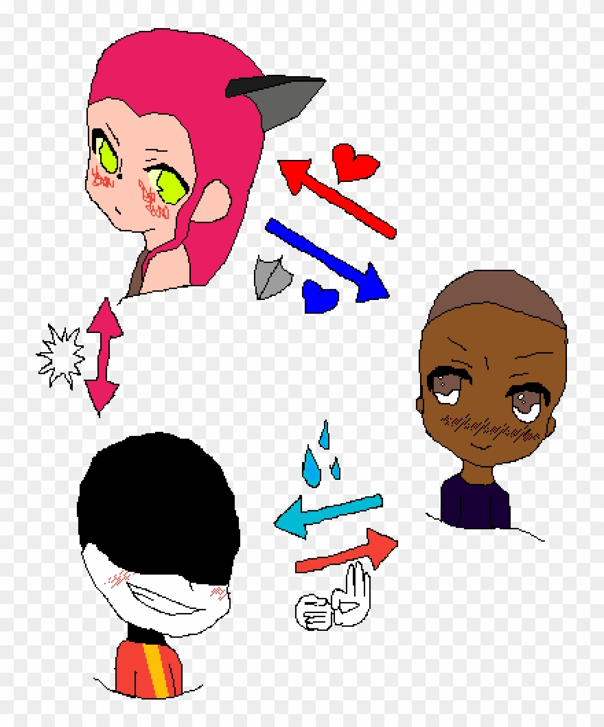 Love Triangle Clipart