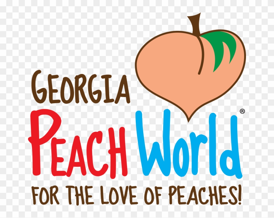 Georgia Peach World Clipart