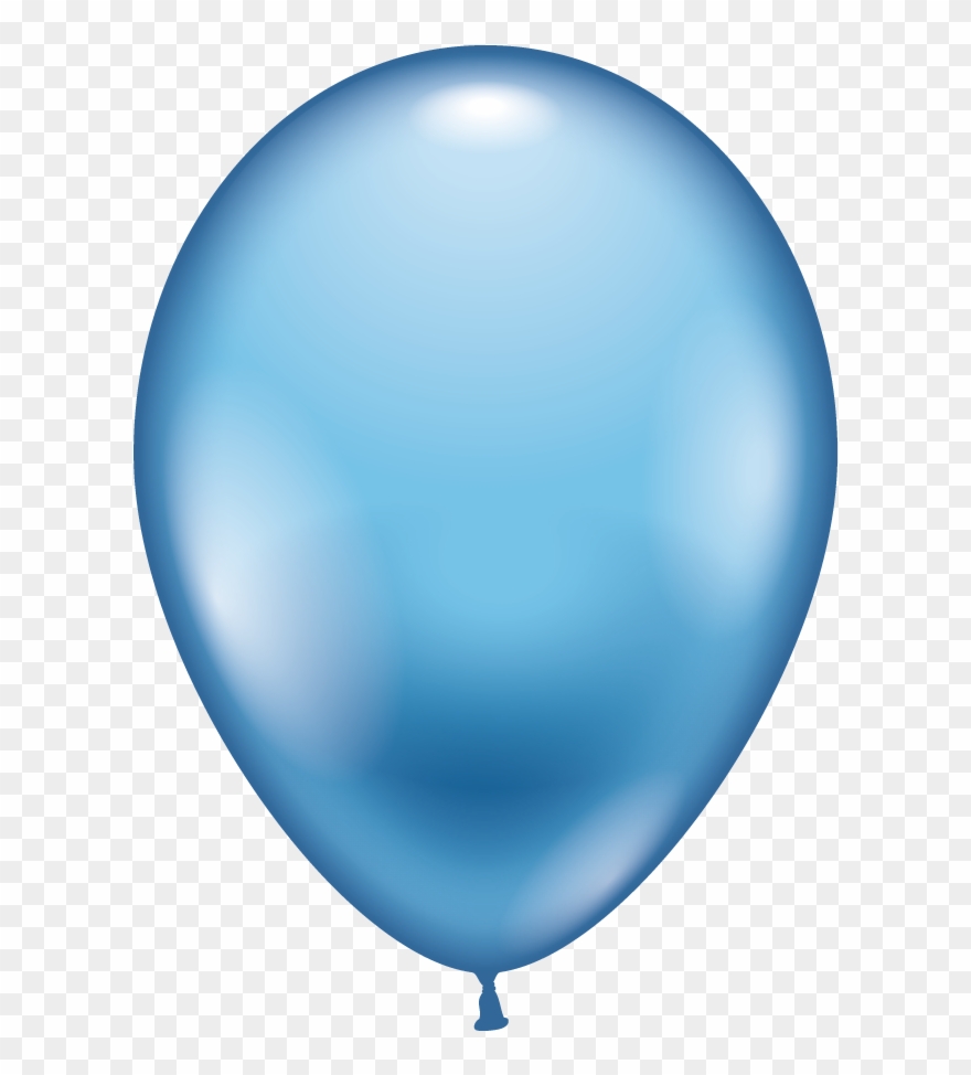 100 Balloons Light Blue Clipart
