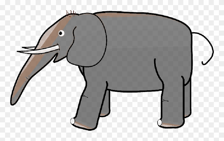 Mammal Clipart Elephant - Png Download