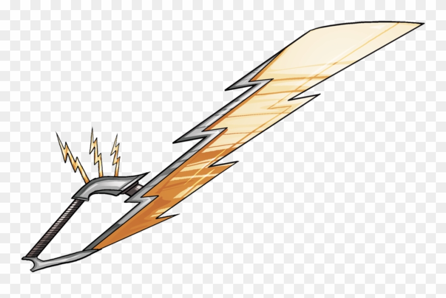 Lightning Rod Machete By Self-replica Clipart