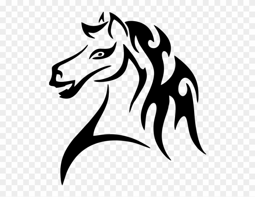 Sweet Horse Window Clipart