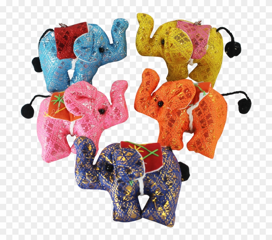 Key Chain Thailand Elephant Thai Cotton Plushed Premium Clipart
