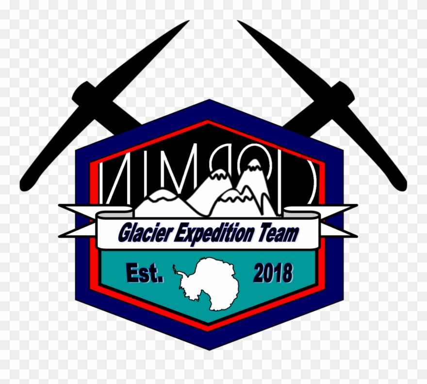 Image Of 'glacier Expedition Team' Long Clipart