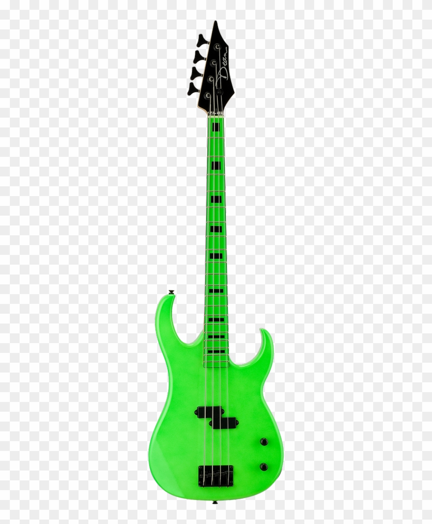Dean Custom Zone Bass, Nuclear Green ,czone Bass Ng Clipart