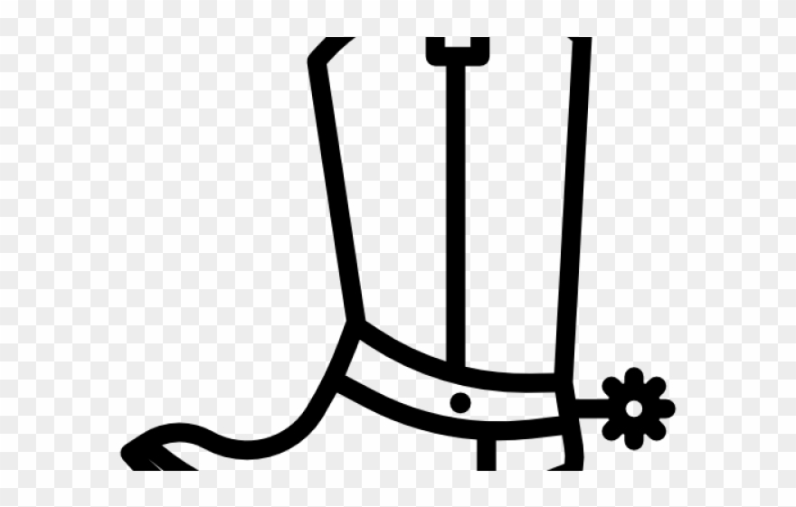 Wild West Clipart Bota - Png Download