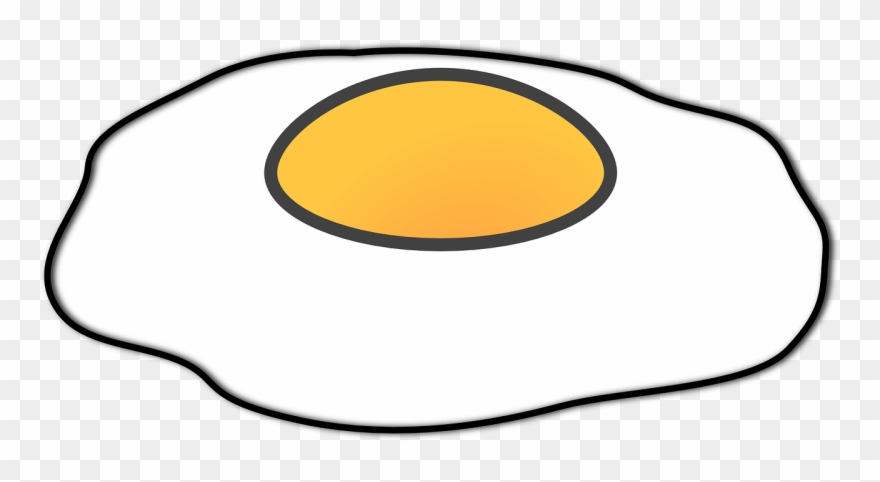 Egg Fried Isolated Clipart