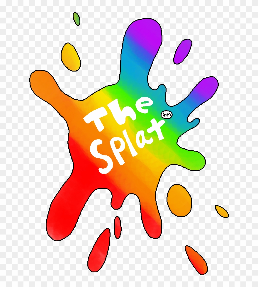 Red Orange Basketball Splat Icon Graphic Stock Vector Clipart