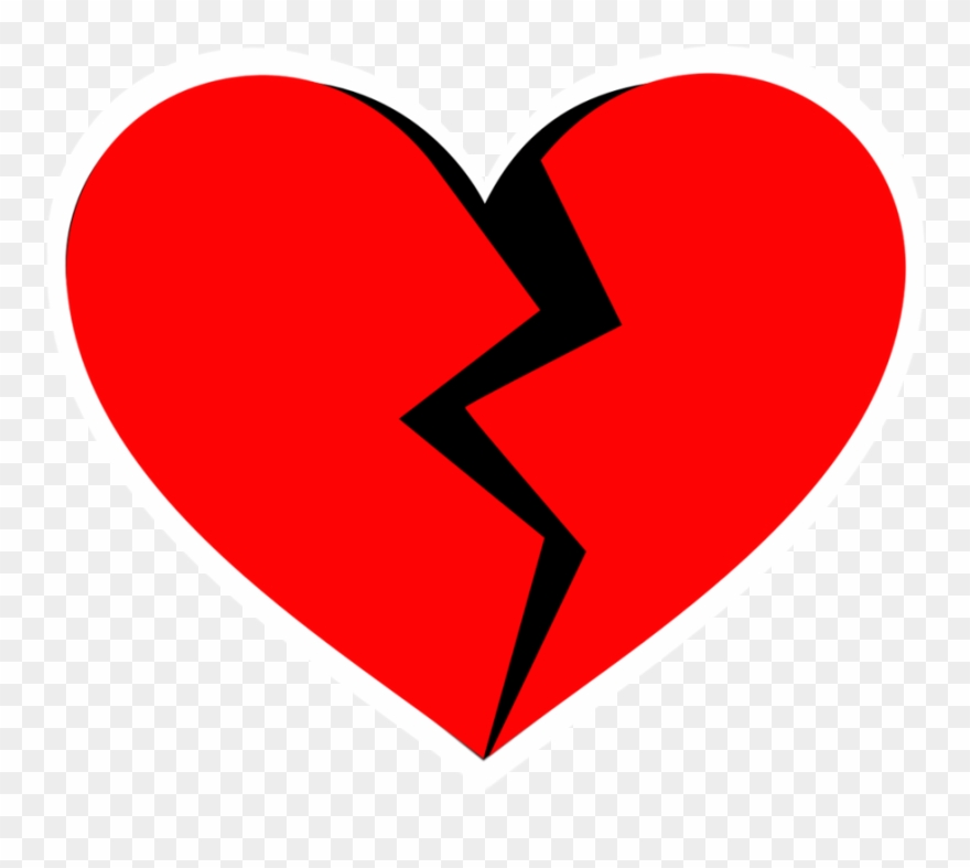 Broken Heart Clipart Small - Png Download