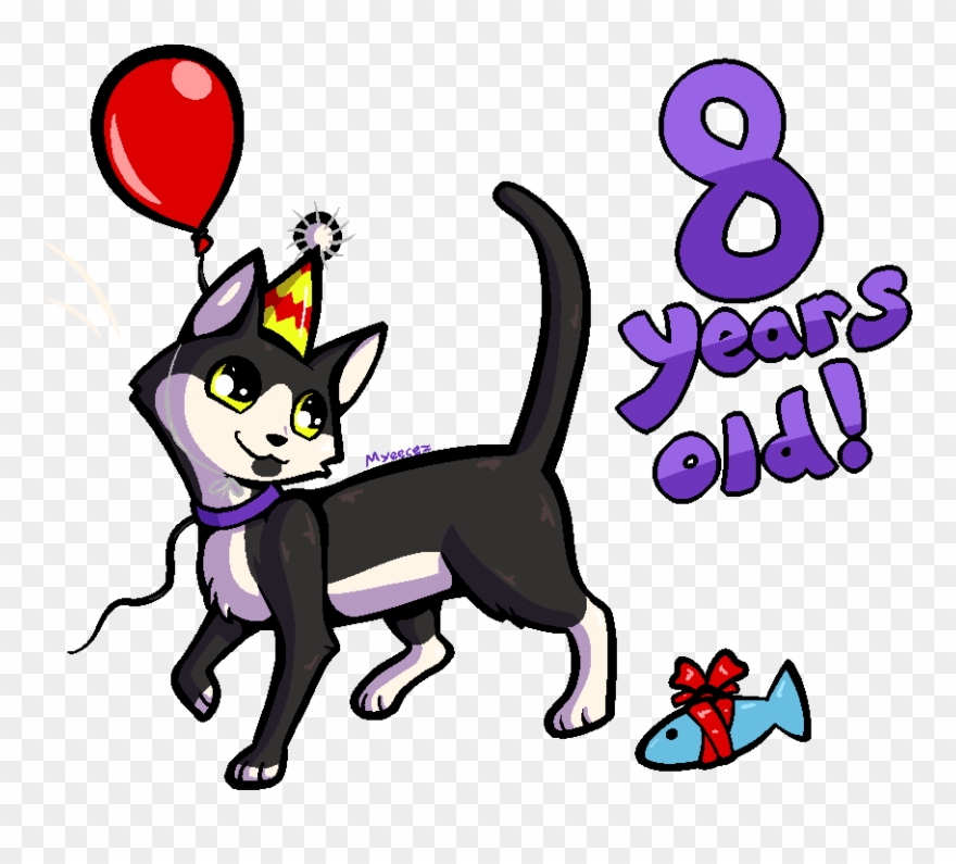 Oodie's 8th Birthday Clipart