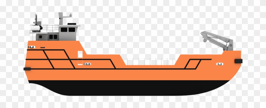 9 Teu Cargo Ship Clipart