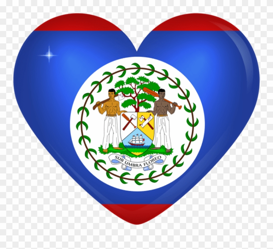Download Belize Large Heart Flag Clipart Png Photo Transparent Png