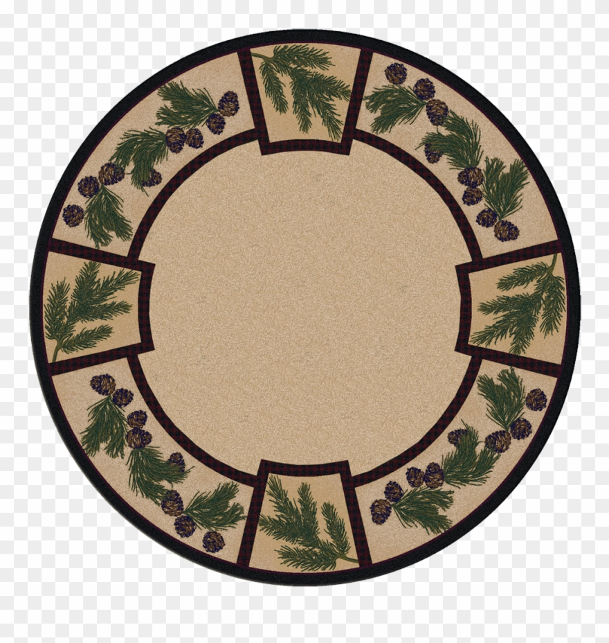 Valley Forest Round Rug Clipart