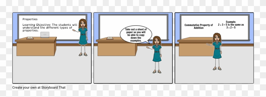 Flipped Storyboard Clipart