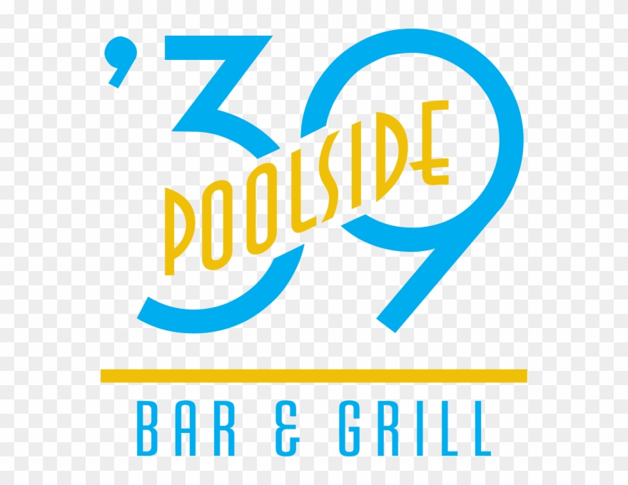 '39 Poolside Bar & Grill Logo ' Clipart