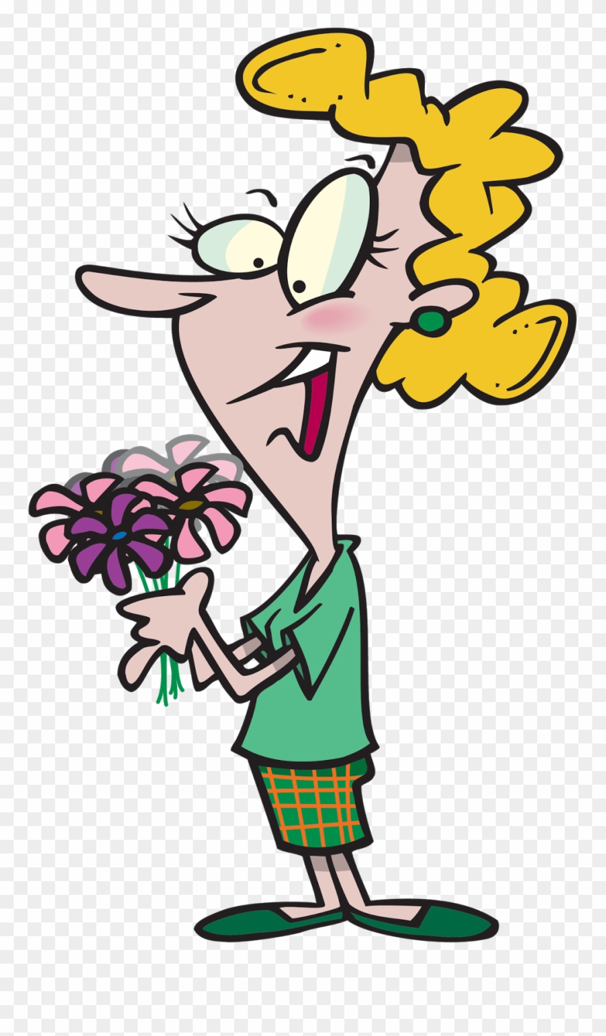 Take Auntie Up On Making Some Flower Arrangements But Clipart