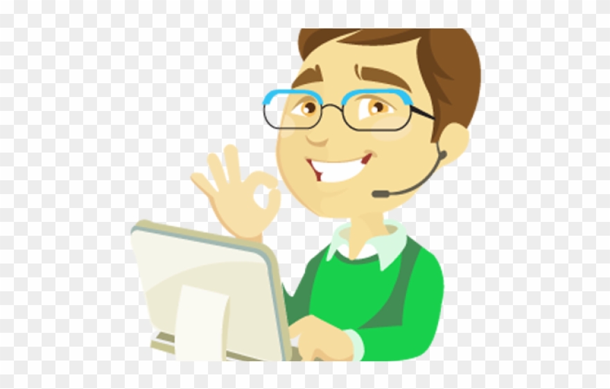 Customer Service Clipart Animated - Png Download