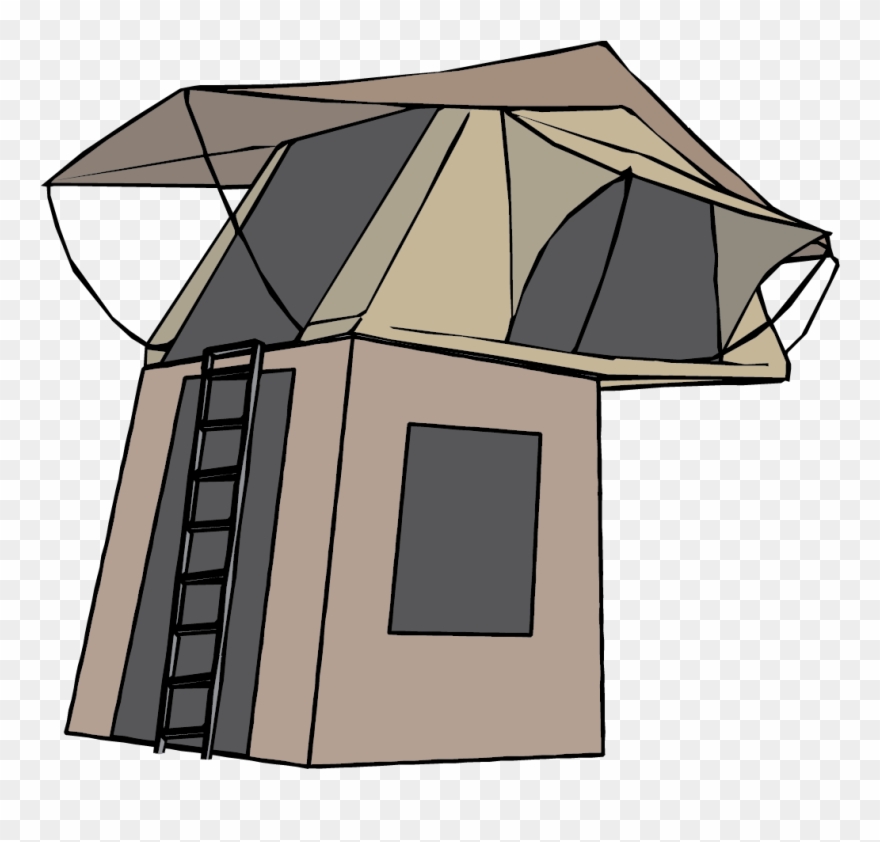 Roof Top Tent Annex 3-4 Person Light Duty Clipart