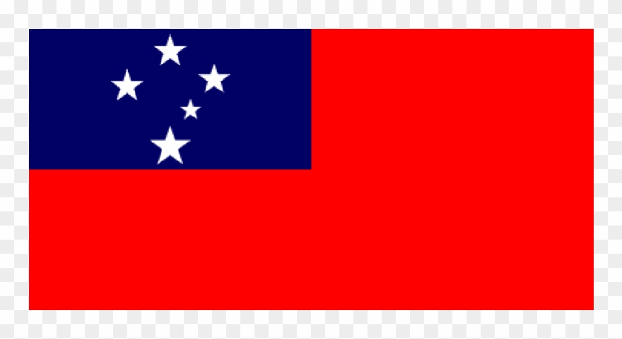 Samoa Courtesy Flag Clipart