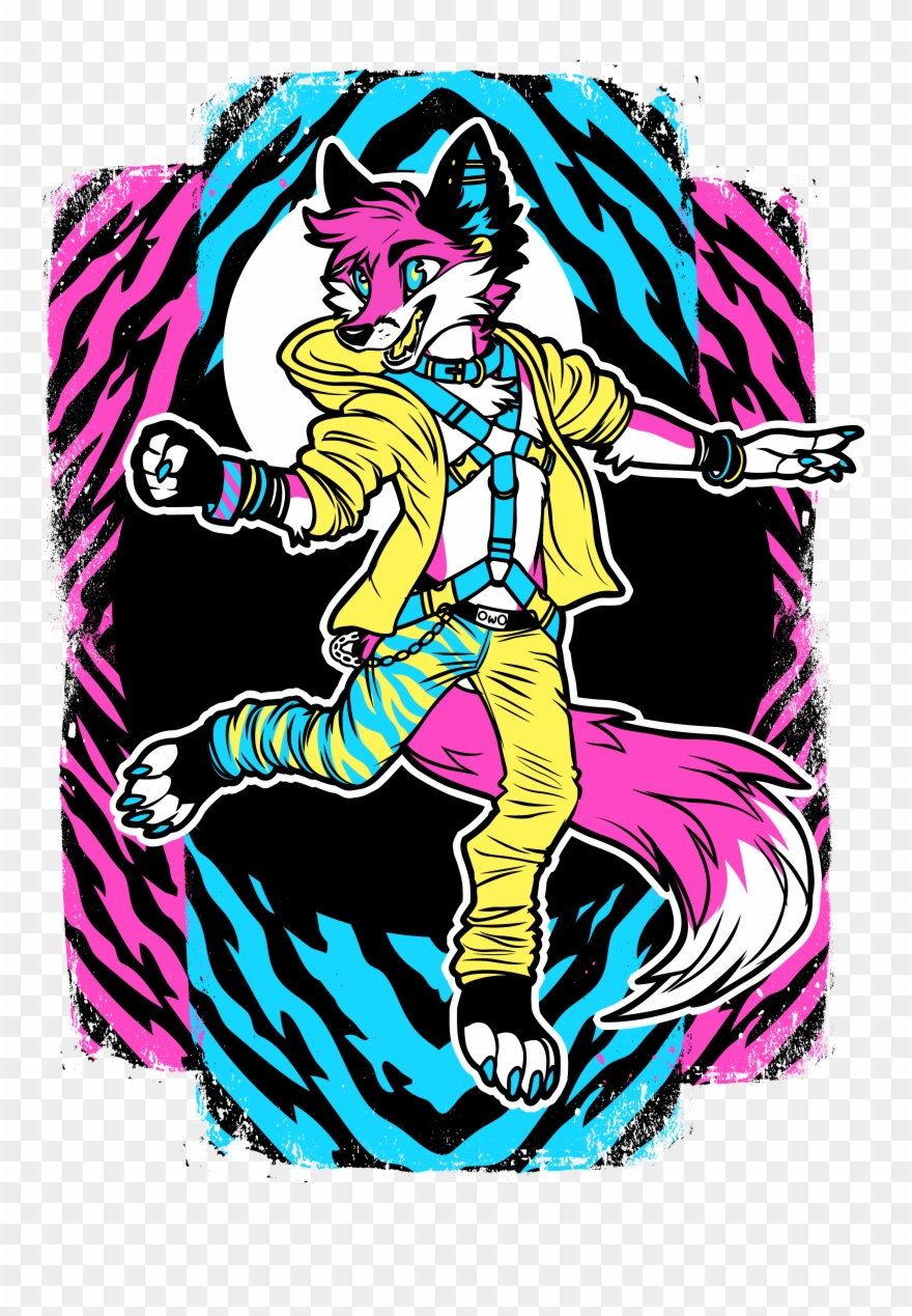 Rave Fox Clipart