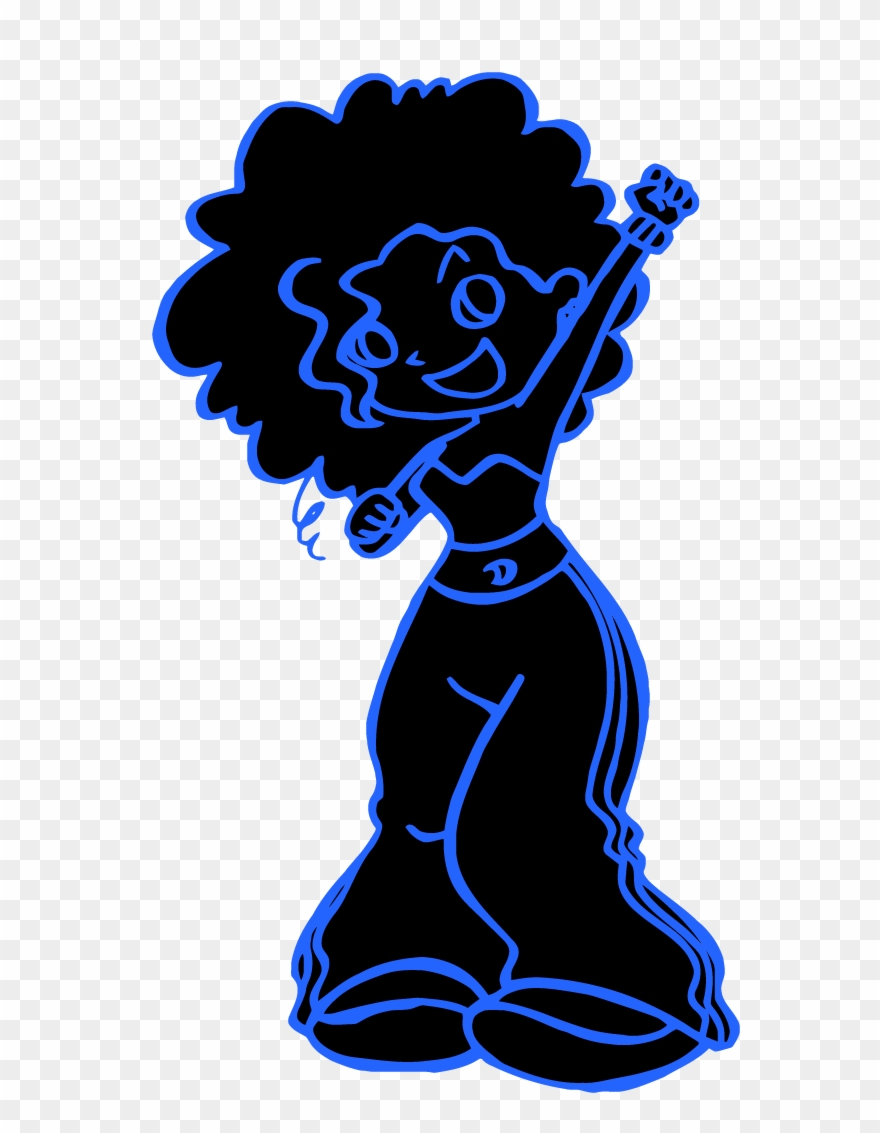 Rave Girl 2p Clipart