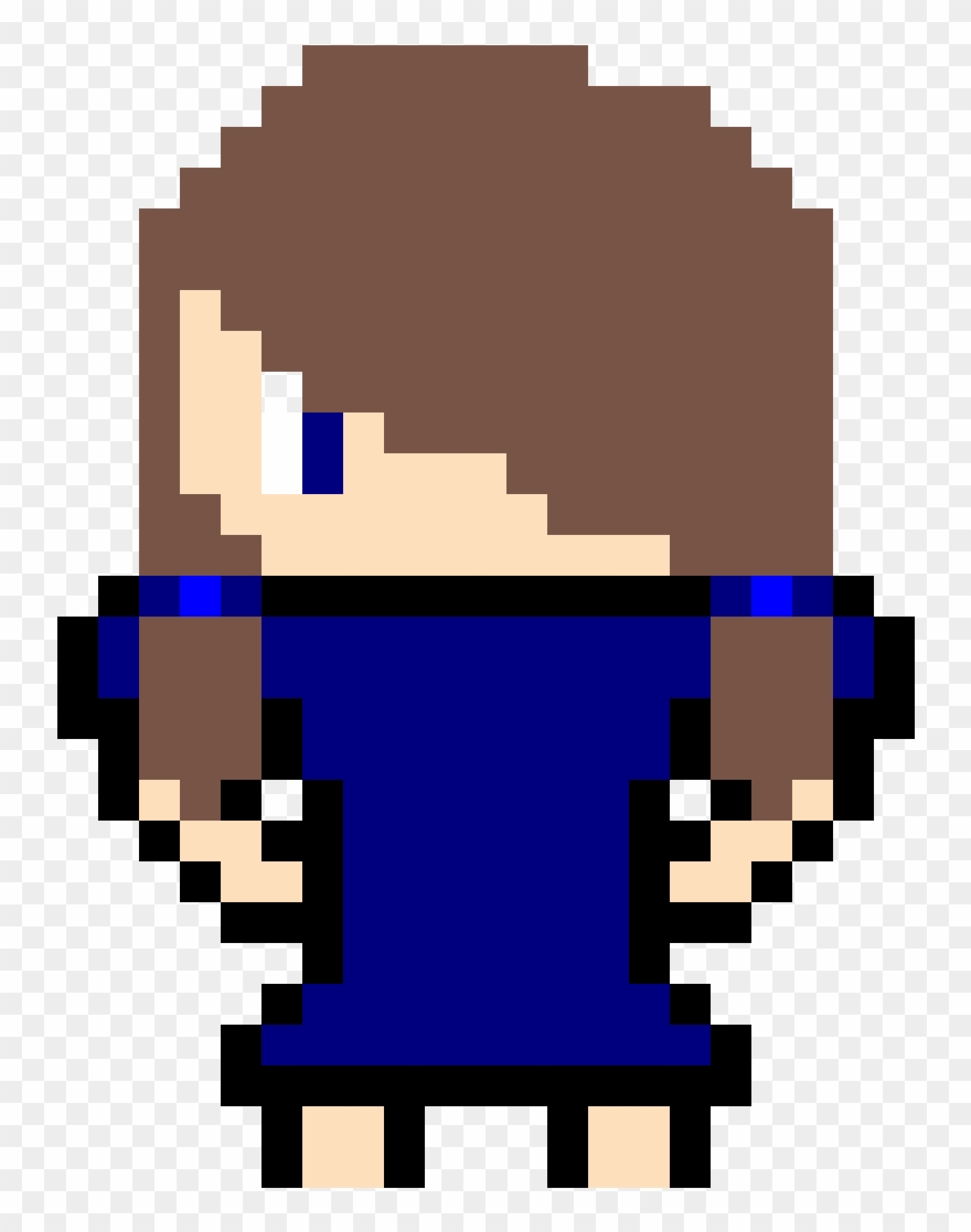 Blue Dressed Girl By Clovernotes Clipart