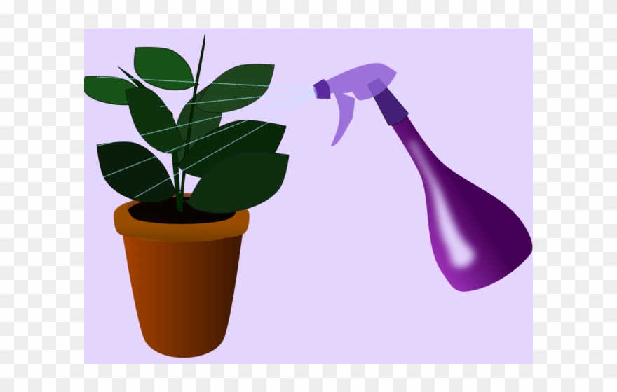 Flowerpots Clipart Purple - Png Download