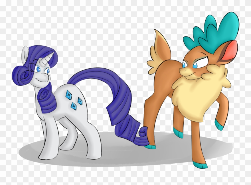 Artist Aaservantsheartuniverse Crossover Deer Duo Pony Clipart
