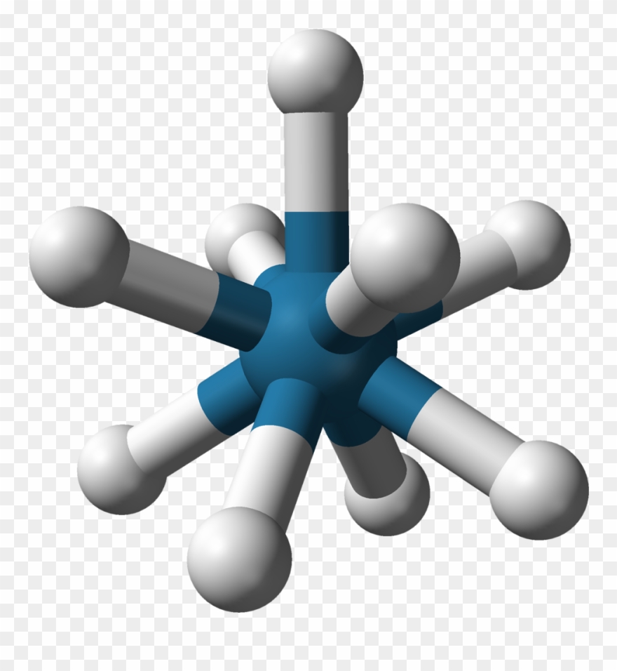 Nonahydridorhenate 3d Balls Clipart