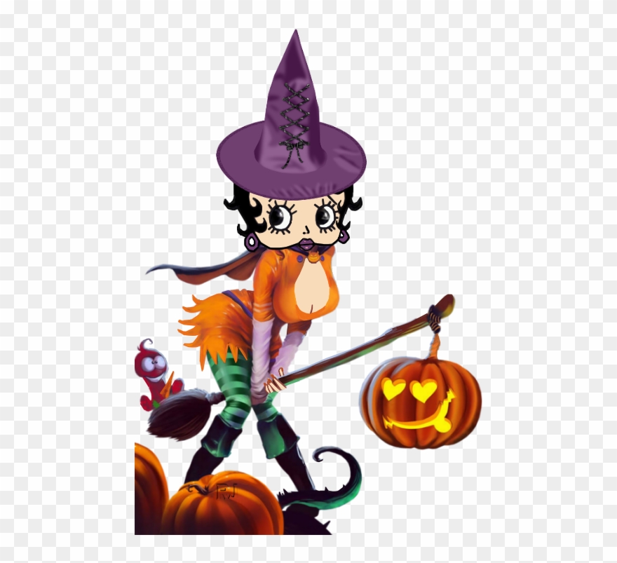 Sexy Witch Betty Boop Halloween, Staging, Bb, Witch, Clipart