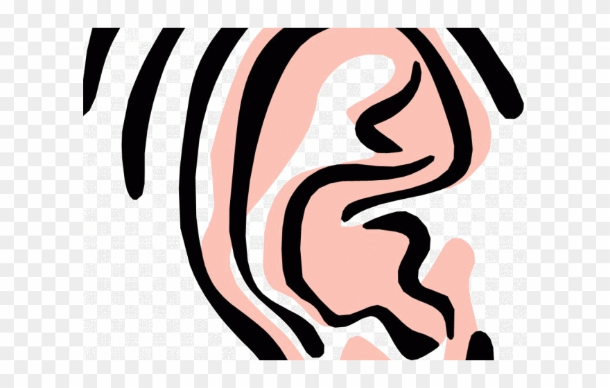 Audio Clipart Ear Sound - Png Download