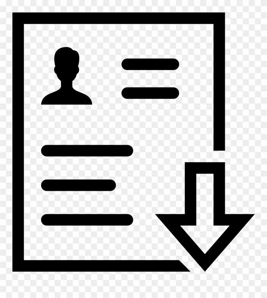 Download Resume Icon Clipart