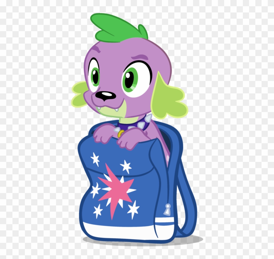 Mlp Spike As Dog In Twilight Clipart